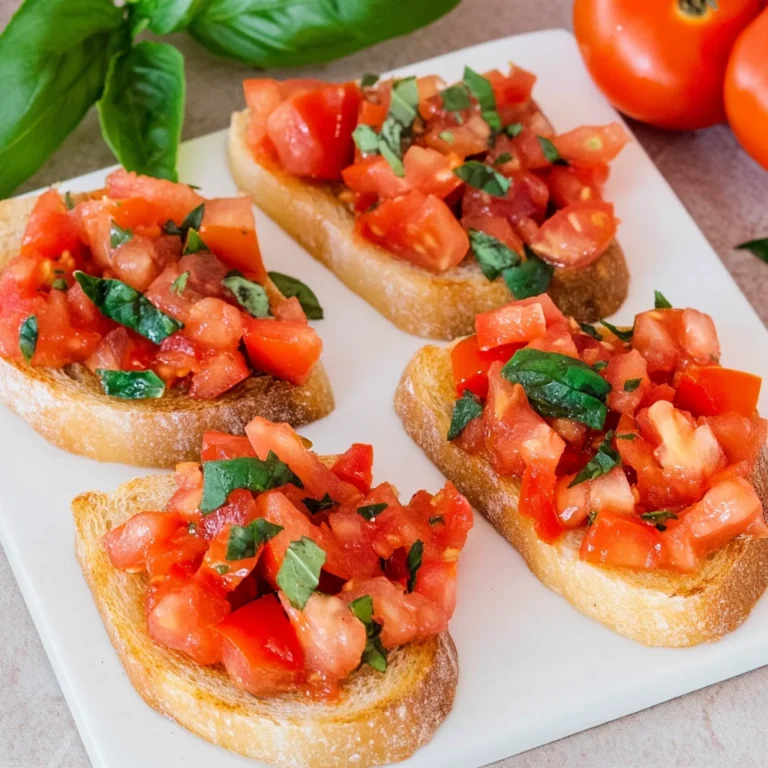 Bruschetta mit Tomaten - klassisch italienisch