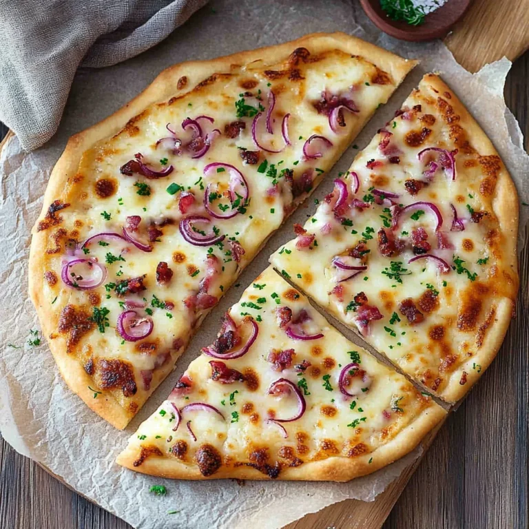 Flammkuchen Rezept - einfach & schnell