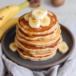 Fluffige Bananen Pancakes ohne Ei