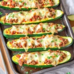 Gefüllte Zucchini mit Hack - so lecker!