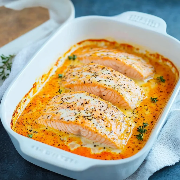 Lachs Sahne Gratin - einfaches Rezept mit Sahne-Soße