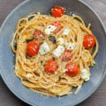 Ofen Feta Pasta - One Pot Spaghetti mit Tomaten Feta Soße