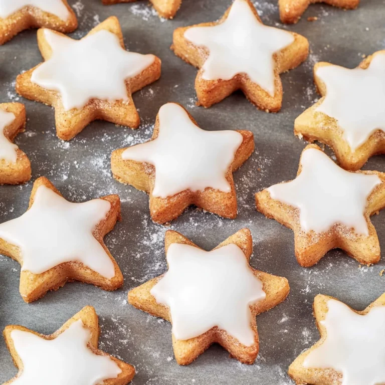 Omas Zimtsterne Rezept - ganz weich & einfach backen