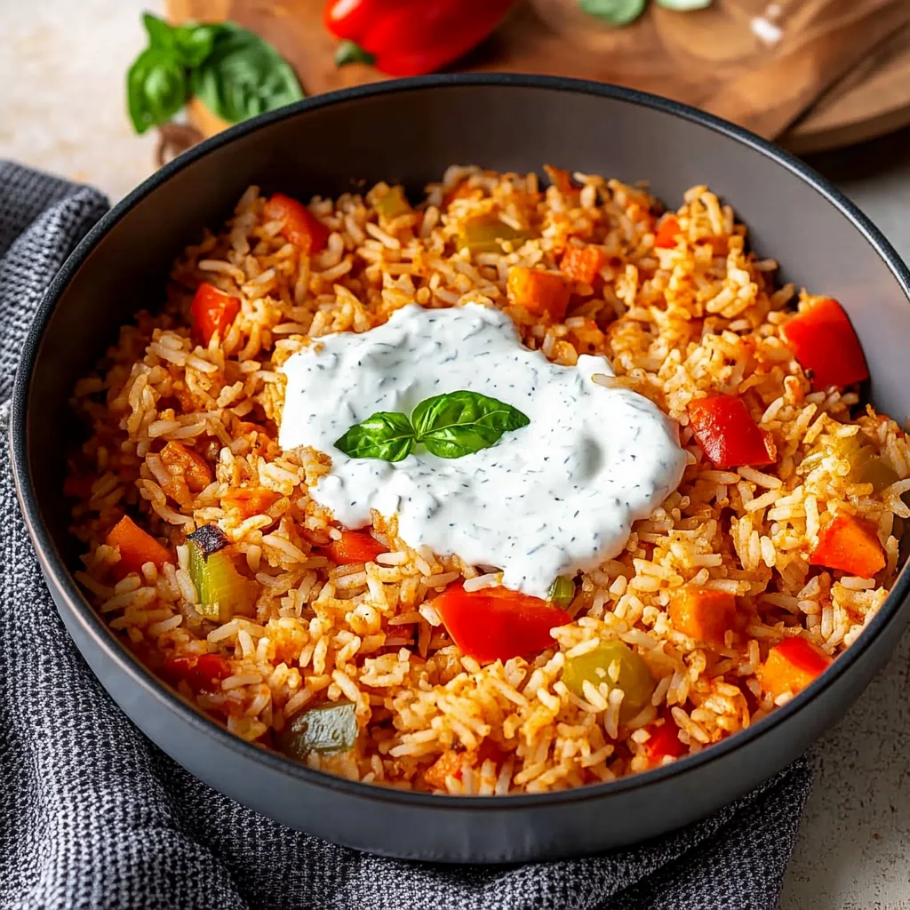 Paprika-Reis-Pfanne